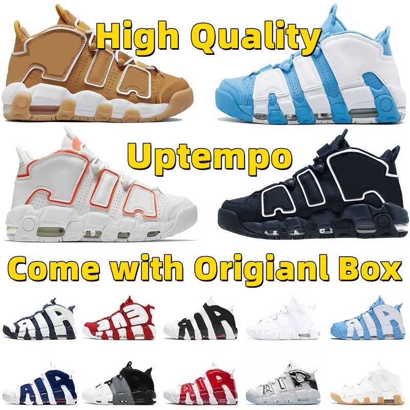 

2023 Basketball Shoes Men More 96 Air Total Max Pippen White Varsity Red Green Multi-Color Black Bulls University Blue UNC Women Trainers Sneakers Black White Shoes, 23