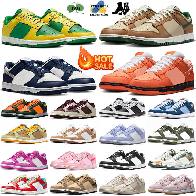 

panda low dunks casual shoes men designer sneakers pink Orange Lobster Tan Green Medium Curry Olive Midnight Navy Grey Fog outdoor mens womens, Chicago