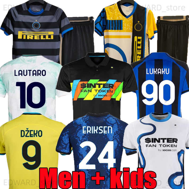 

S-4XL LUKAKU home away soccer jerseys 20 21 22 23 Inter BARELLA VIDAL LAUTARO ERIKSEN ALEXIS DZEKO CORREA UNIFORMS football shirt 2021 2022 2023 Milan men kids kit