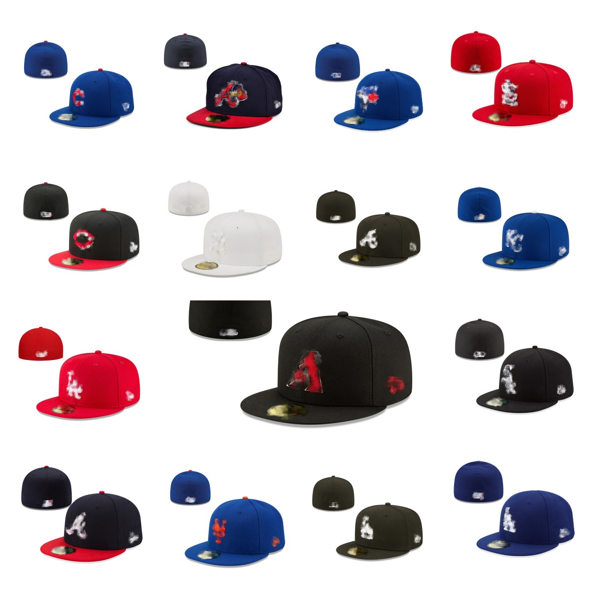 

Hot 2023 Fitted hats Snapbacks hat Adjustable baskball Caps All Team Logo Unisex utdoor Sports Embroidery Cotton flat Closed Beanies flex sun cap mix order size 7-8, #1