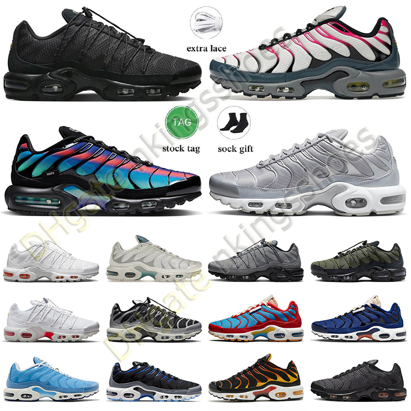 

New Plus Tn Cushion Running Shoes Tns Tnplus Se Sneakers Triple Black Reflective All White Unity France Berlin Dusk Hyper Blue Men Women Airmaxs terrascape Sports, D33 orange black 40-46