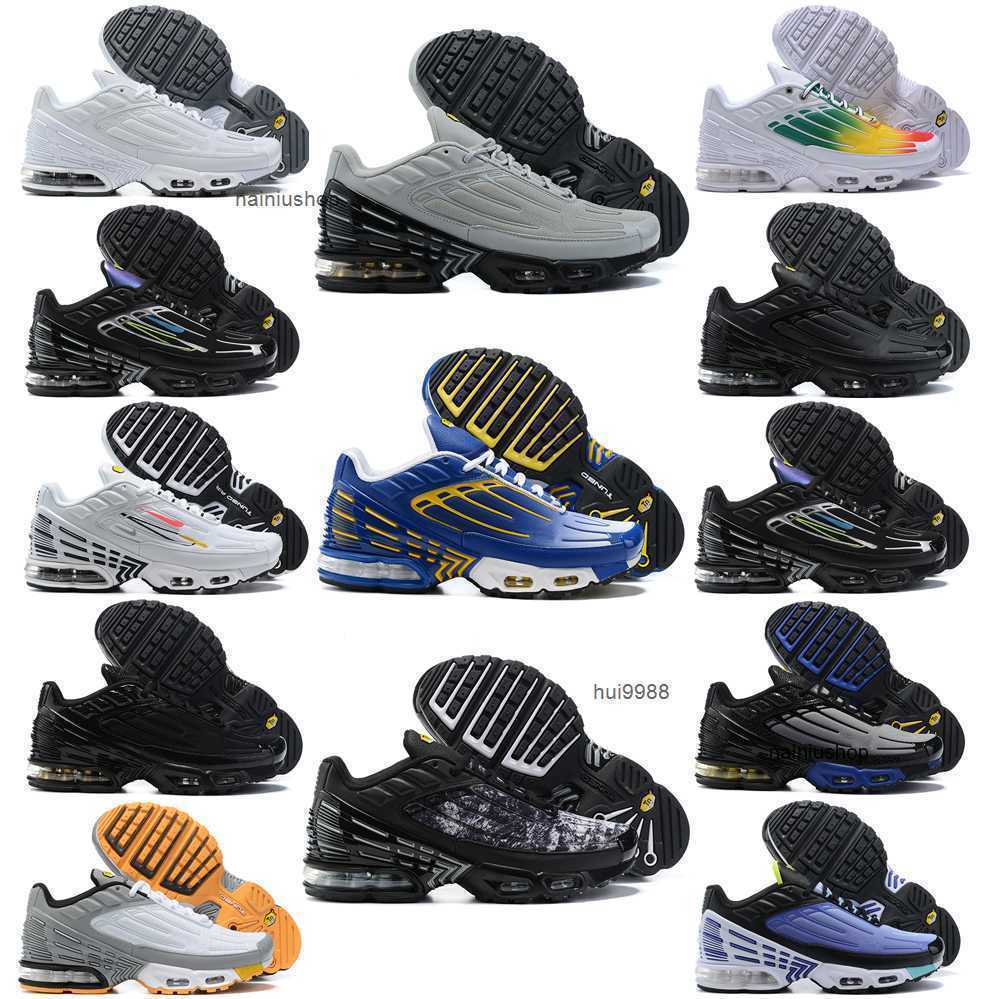 2025 Tn plus 3 men Running shoes tn3 Topography Pack triple Simple white black hyper og classic neon Tiger Laser Blue Ghost Green mens trainers