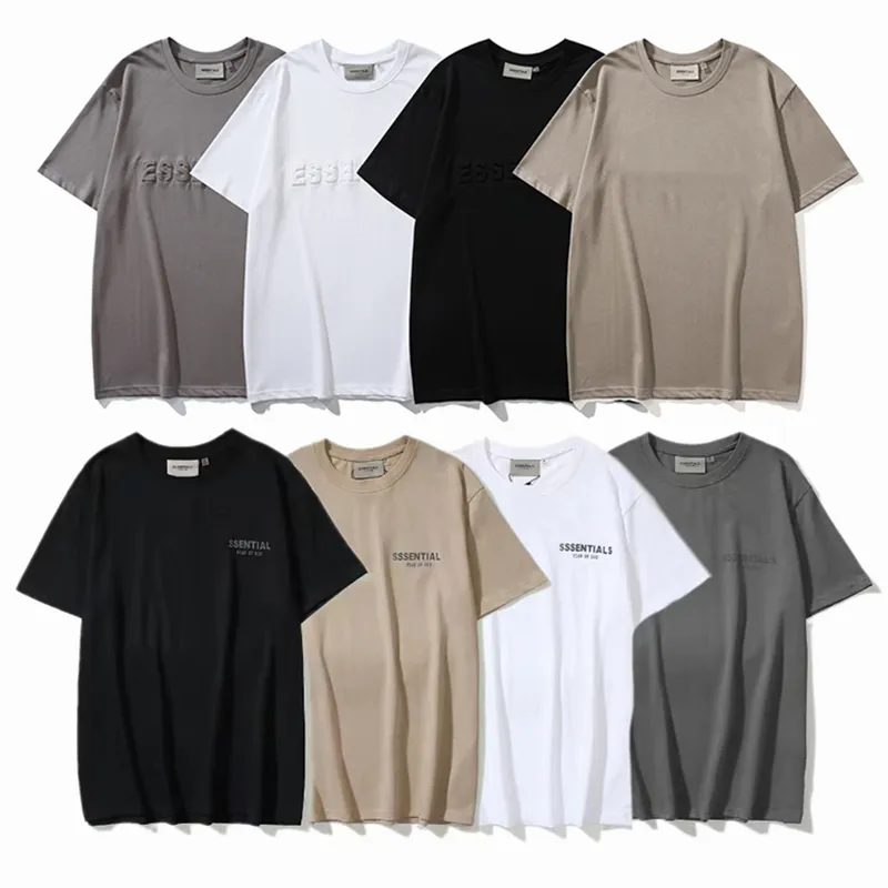 

Top Craftsmanship Ess Mens t Shirts men women Fashion designer tshirt Street Casual fog Short Sleeve FG tees 1977 Cotton stereo printing FsX, No.3