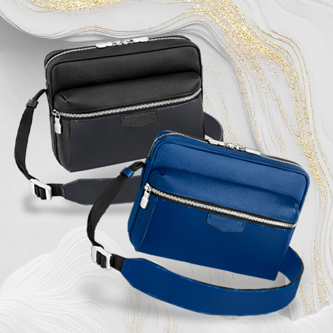 

mens Man trio outdoor Shoulder bag M30830 M69443 Messenger tote Womens crossbody Luxury handbag Designer louvis Genuine leather duffle travel luggage clutch Bags, 2-mon0gram eclipse