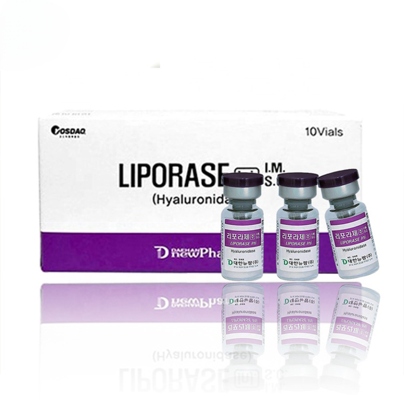 

2023 Liporase Dissolve hyaluronidases Hyaluronics Acid 10 Vial Solution for Fat dissolving fat Beauty Items shape face neck chin legs body