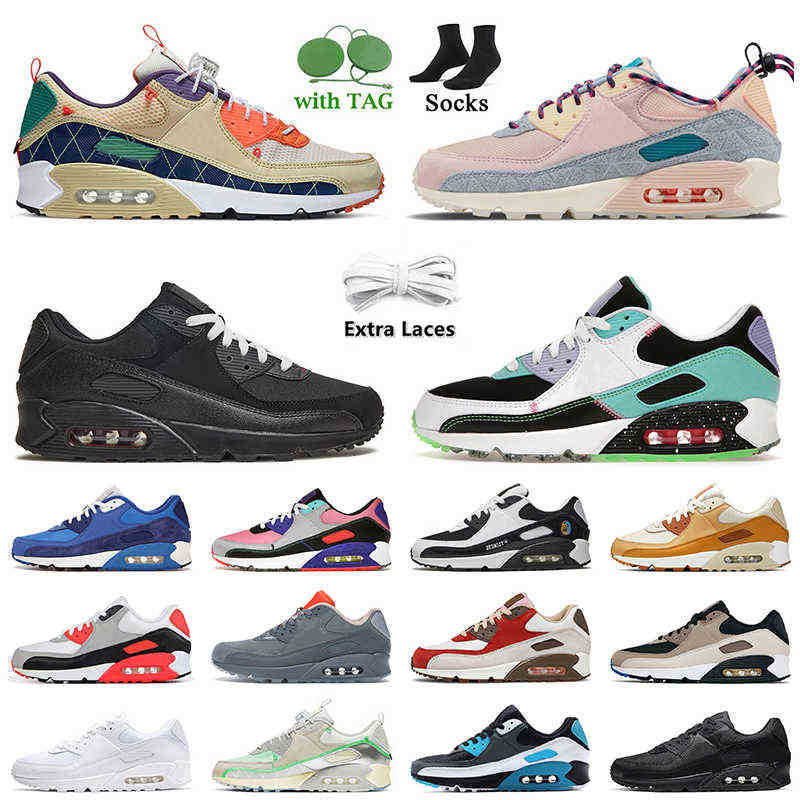 

Fashion OG90 Running Shoes women mens trainers Stone Pink Trail Team Gold Bred Triple White Black Malt Blue Slate low top big size 12, C69 unc 36-45