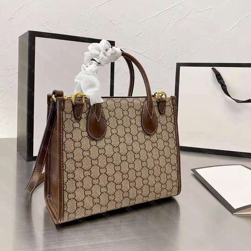 

designer shoulder crossbody bags Luxury Retro tote bag Brand Shopping Purse Designers Women Handbag Purses Leather Clutch Wallets 2304192BF, G-brown