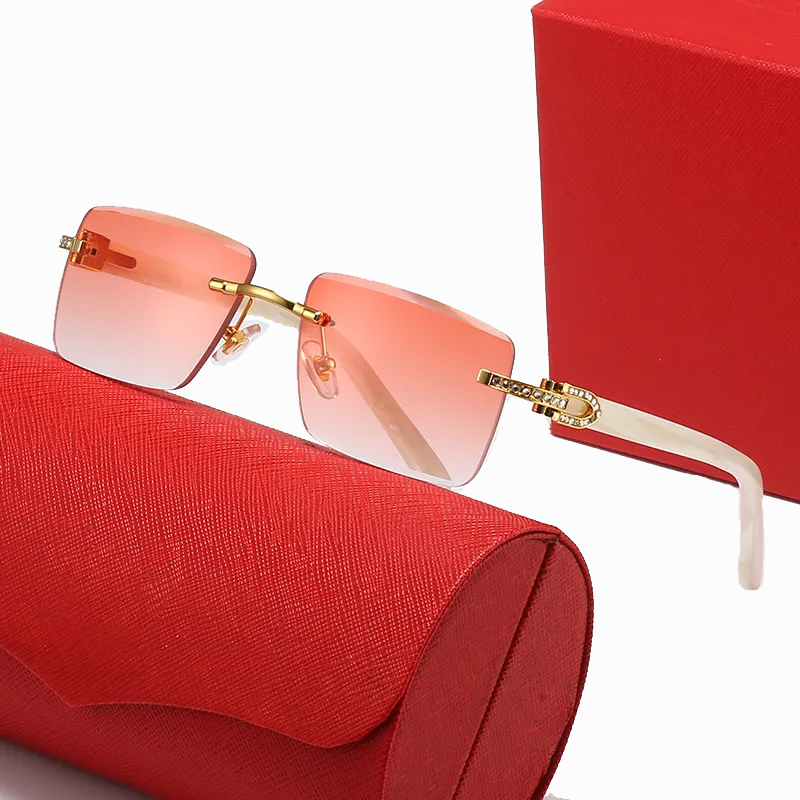 

Red diamond carti glasses pink sunglasses for women leisure time radiation protection 18 color eyeglasses hyperlight eyewear outdoor beach men sunglasses