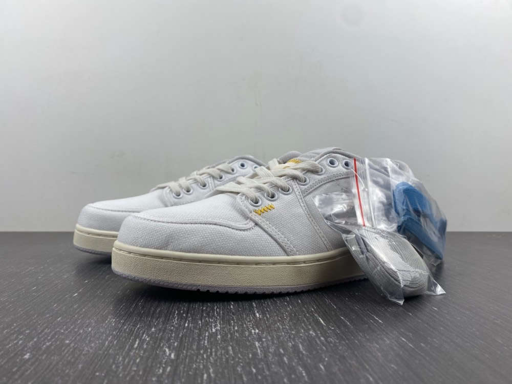 

Shoes Handmade Authentic Union x 1 Ko Low Do8912-101 Sports Sneakers White Sail University Gold Neutral Grey Original, #1
