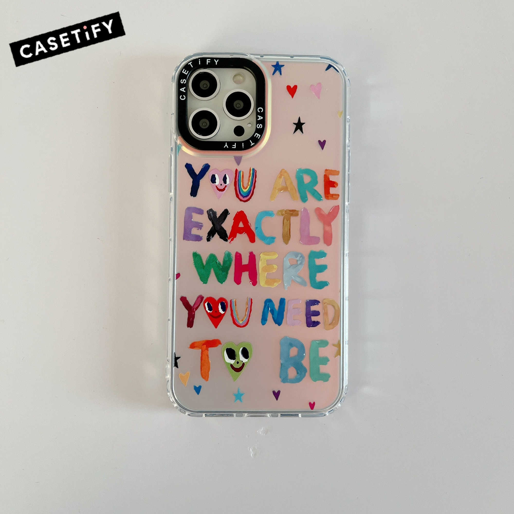

Cell Phone Cases CASETIFY English Letter Laser IPhone Case For iPhone 13 12 11 14 Pro Xs Max Xr X 14 Pro Max Shockproof Hard PC Laser Cover B0324 J230421