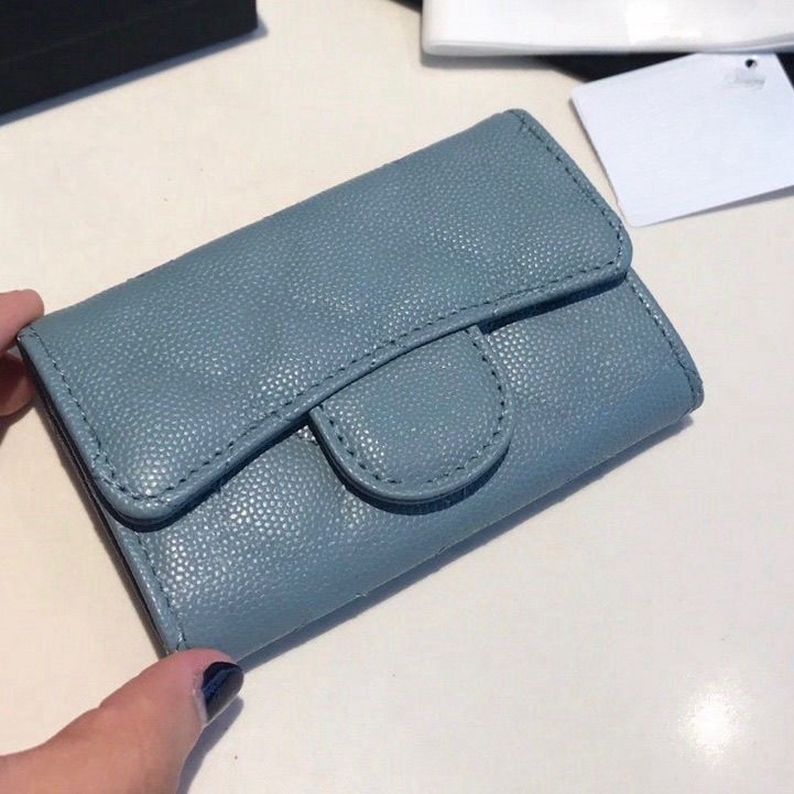 Ball Pattern Caviar Wallet Card Holder Pocket Women's Wallets Tote Bags Coin Purses with Box-image-872520143