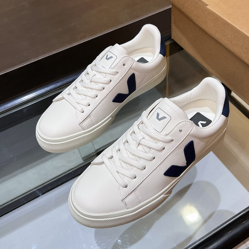 Veja Shoes Womens Sneakers Shoes MenS Classic White Unisex Fashion Couples Vegetarianism Style Original Veja Campo Size 35-45+box