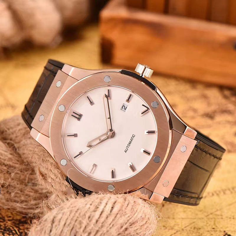 

bigseller WATCHESMen's Watch 42mm Rose Gold Automatic Mechanical Movement Stainless Steel High Quality President Classic Sapphire Watch Original Designer Watch, Waterproof