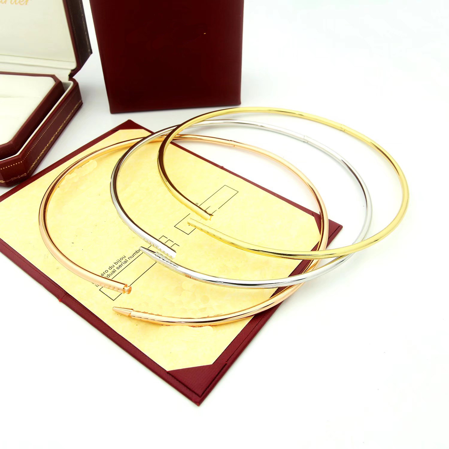 

Luxury Fashion Necklace nail Designer Jewelry party Sterling Silver pendant Rose Gold necklaces for women fancy dress long chain jewellery gift