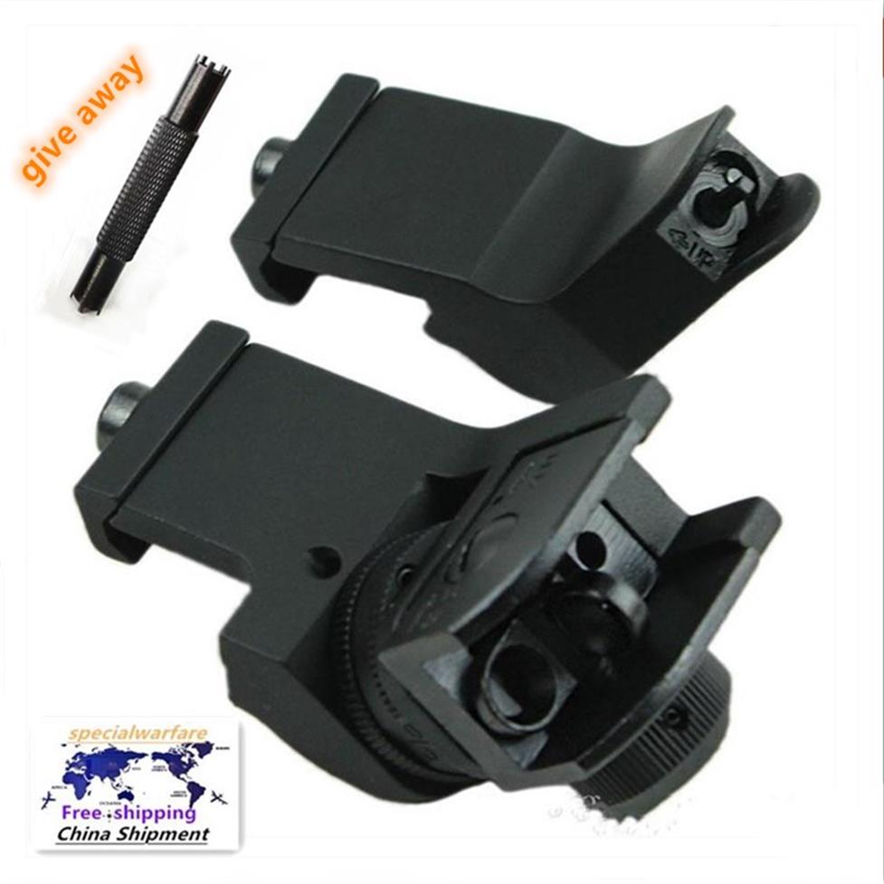 

Front and Rear 45 Degree Offset Rapid Transition BUIS Backup Iron Sight Set287p