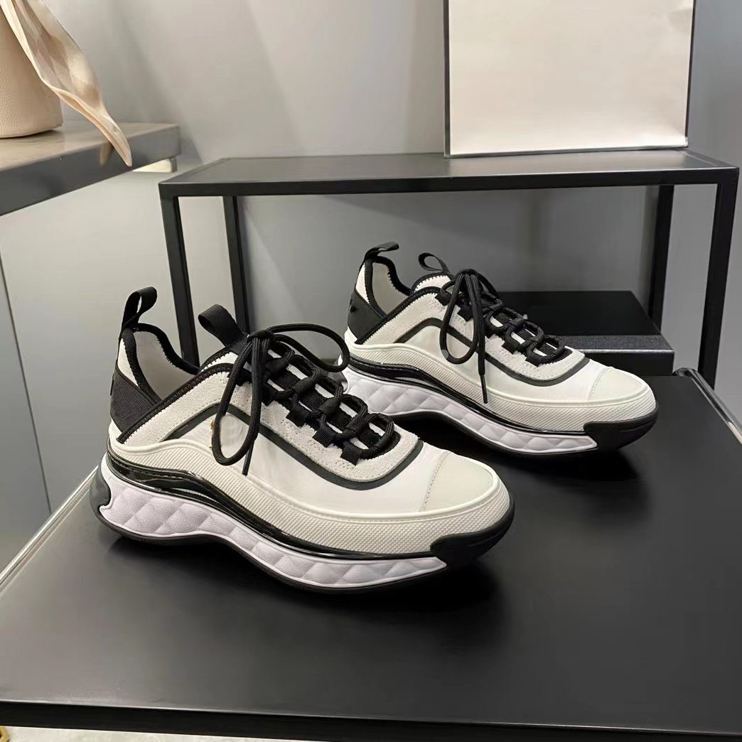 

Designer CC Sneakers Lace-up Casual Sport Shoes Hiking Footwear for Women Fashion Classic Trainers Man Suede Leather Running Shoe Workout Runner Gift K5g, Cc logo