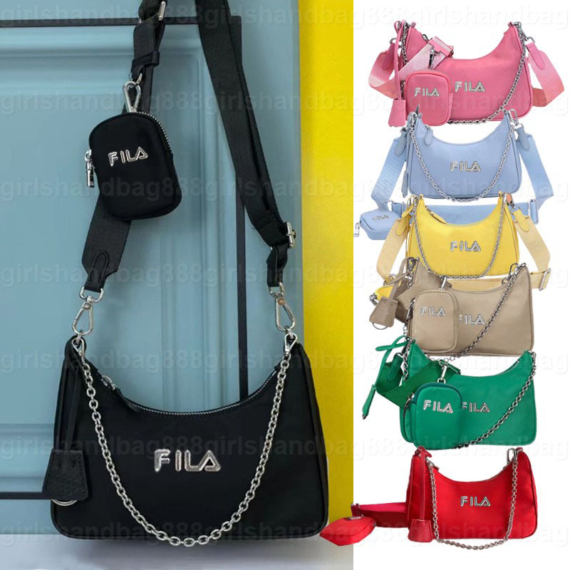 

Underarm Bag Designer bags chains handbags for women luxury shoulder bag canvas handbag lady Chest pack lady Composite Tote hobo 3 in 1 vintage sacoche purse Black MM, 25cm-white