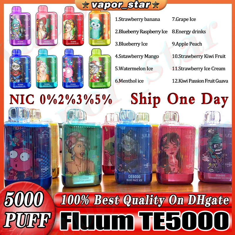 

Original Fluum bar TE5000 Puffs 2% 3% 5% Elf Bc5000 DisposableE Cigarettes VapeStarter Kit Prefilled pod 12ml 650 mah Battery Vape Pen 5000 PUFFS bar cigvapes Avaible