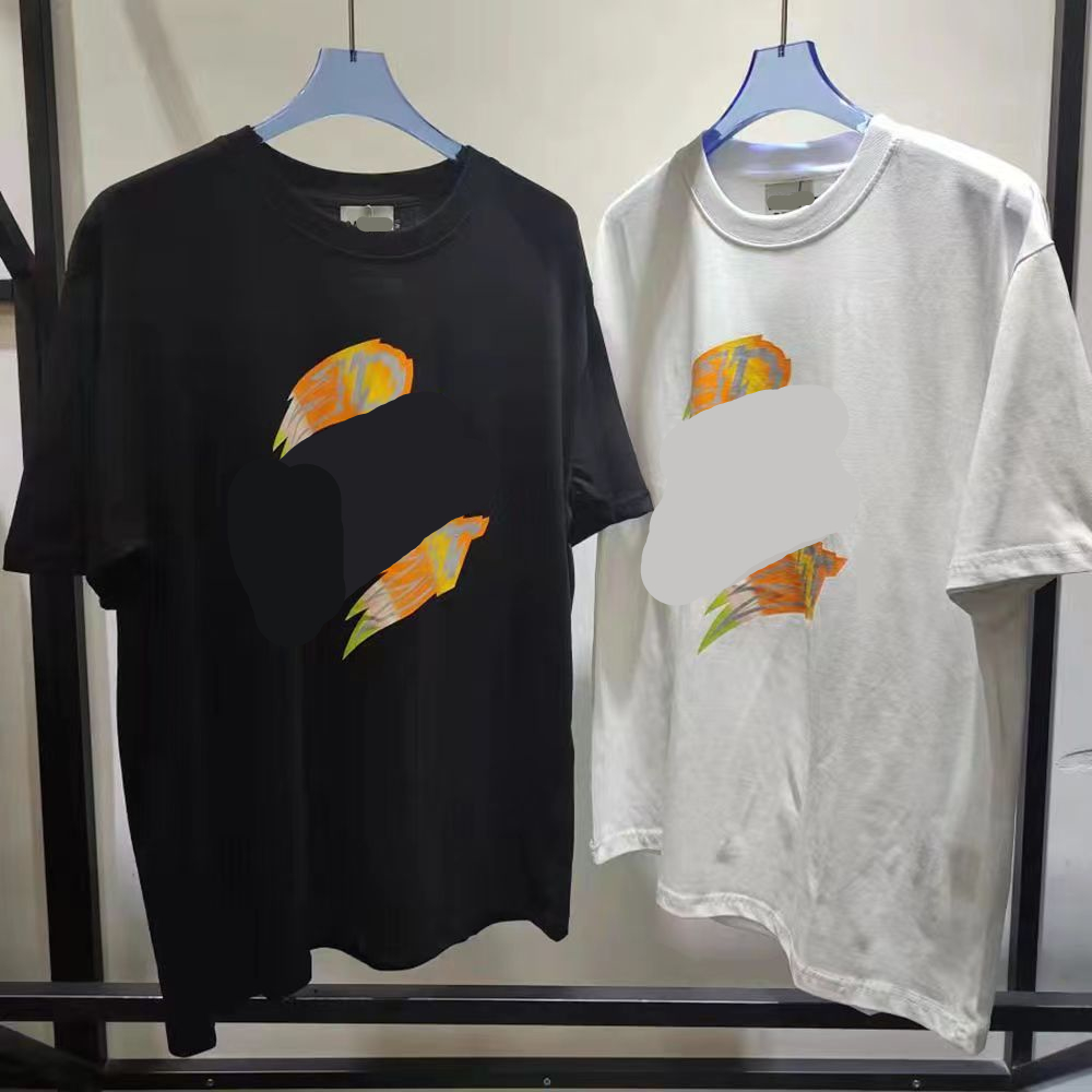 

Men T-shirt Unisex Gall Dep Cotton Fashion Designer Casual Brand Printed Round Neck Short Sleeve Men' Couple' Summer Base t Loose, White
