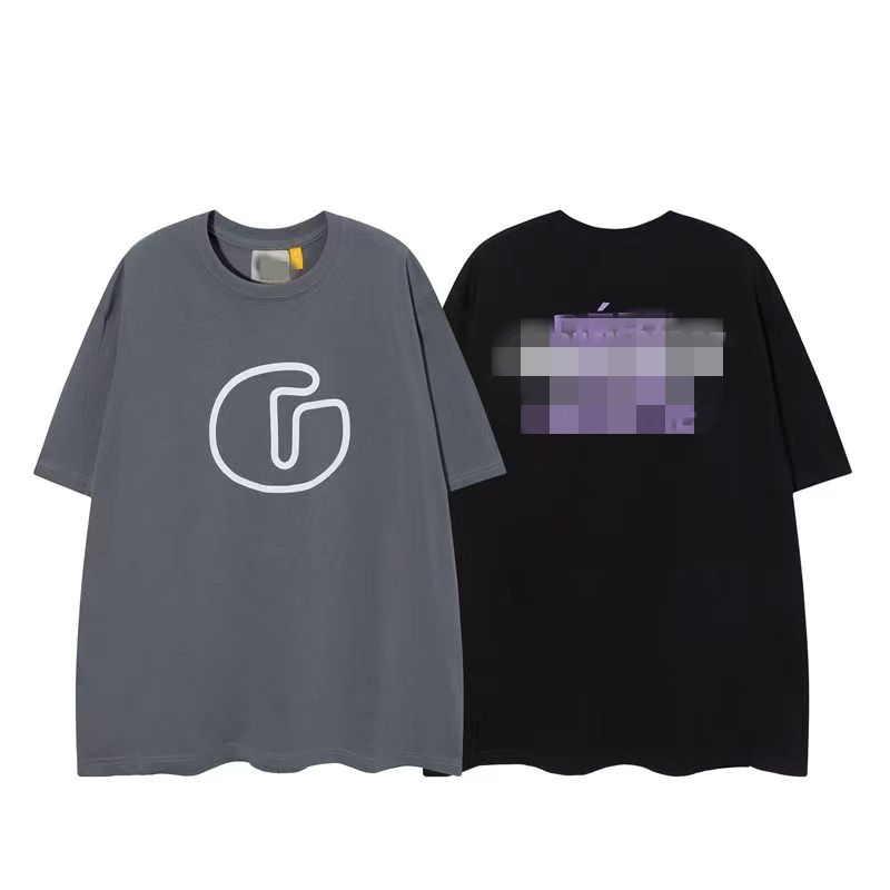 

Men T-shirt Gall Dep Designer Cotton Leisure Gary Fashion Letter Printed Round Neck Short Sleeve for Women Summer Oversize Loose Hip Hop Pri, Black