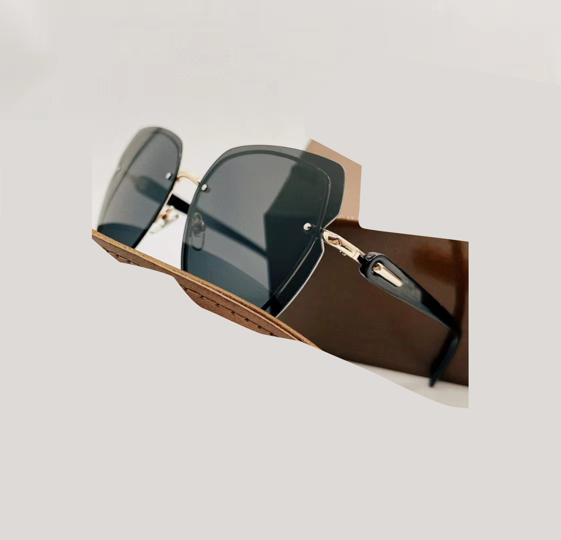 

summer Butterfly man woman FASHION driving travel Sunglasses cycling eyeglasses ladies sprot outdoors UV400 wind Rimless Sun glasses beach black goggle