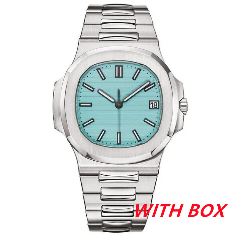 

Mens Watch 41mm Master Automatic Mechanical Sapphire Classic Fashion Stainless Steel 5AT Waterproof Luminous montre de luxe with box