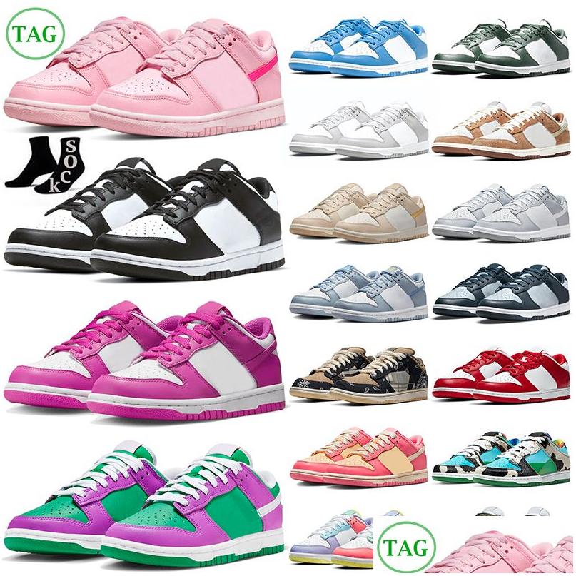 

Athletic Outdoor Panda Pink Low Running Shoes Men Women Grey Fog White Black Stadium Green Active Fuchsia University Blue Medium O Dhxsk, #3