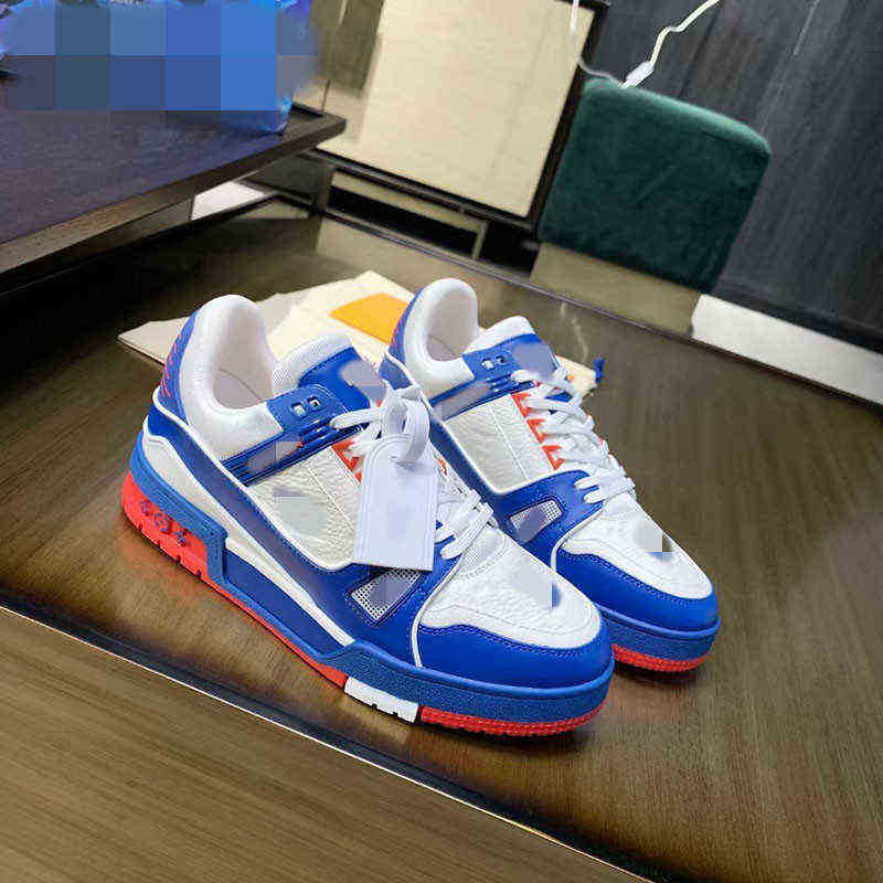 

Designer Fashion Trainer sneaker intage Casual Shoes Virgils alligator- black Grey Brown White Green calf leather French Ablohs Mens