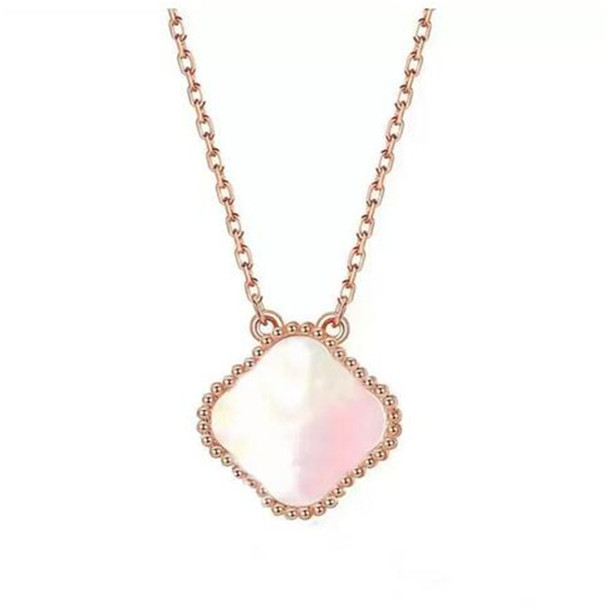 

Designer jewelry Luxury Necklaces Pendants Mother-of-Pearl Stainless Steel Plated 18K for Women&Girl