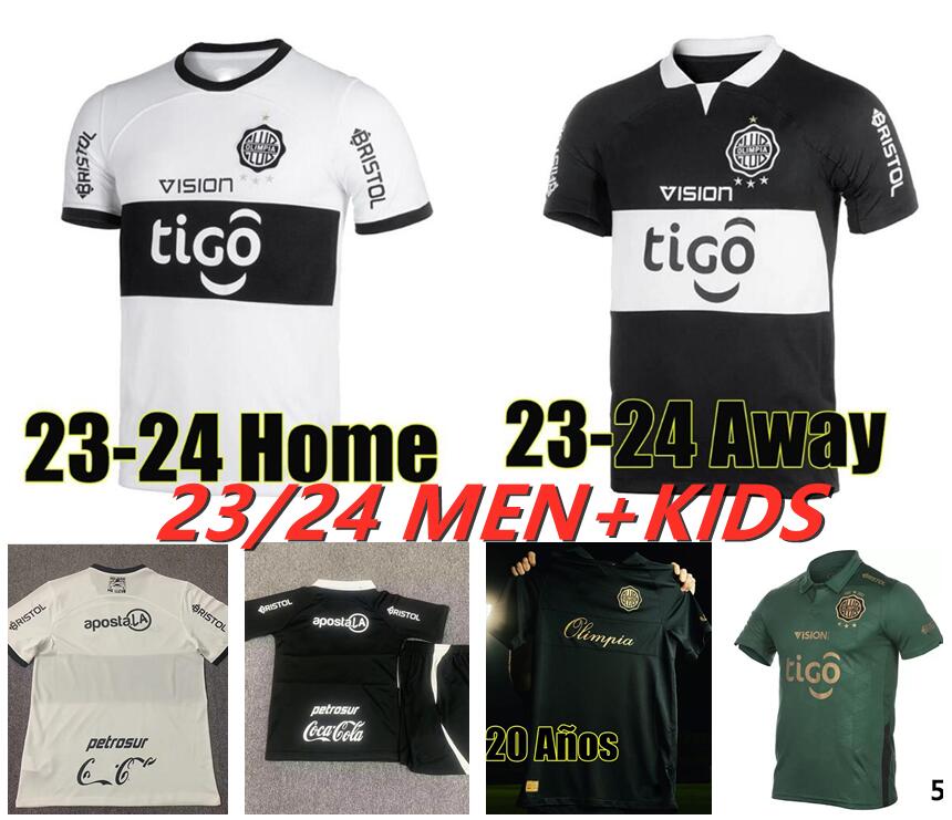 

23/24 Club Olimpia 120 Anos soccer jerseys 2023 2024 Asuncion Paraguay league D.GONZALEZ A.SILVA N.CAMACHO F.CARDOZO Diego Duarte PERALTA men kids kit football jerseys, Aolinpiya 23-24 away kids