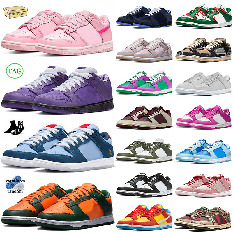 

Dunks With Box Triple Pink Running Shoes Low Why So Sad Mens Women Sneakers Low UCLA Panda Lobster Offs White Grey Fog Unc Teddy Bear GAI Trainers Jogging 36-48, 29