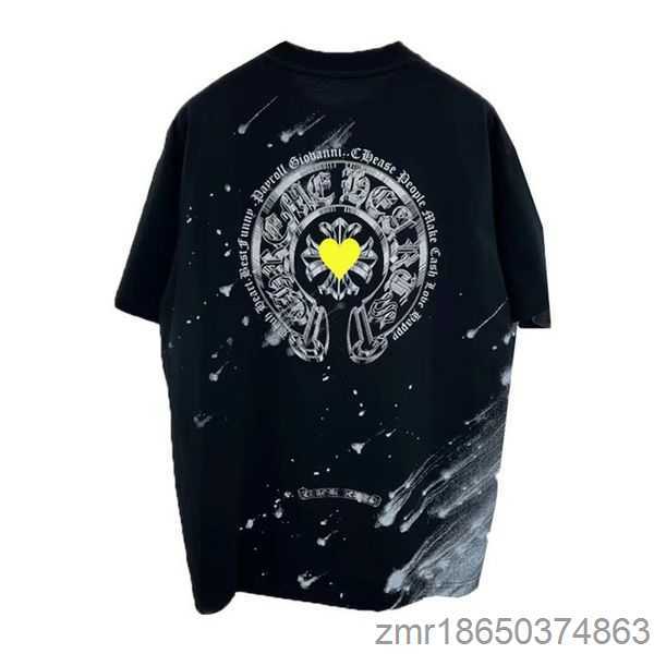 

Designer Man t Shirt Chrome Summer Shirts Heart Tshirt Women Tee Ch Prints Oversize Breathable Casual T-shirts Hip Hop Chromees Hearts Kxgj Ball 12SS08, 13
