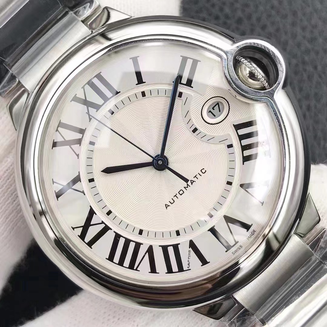 

Designer watch women's mechanical watch dial 36mm silver stainless steel with Chinese super movement fully automatic chain waterproof luxury watch gift