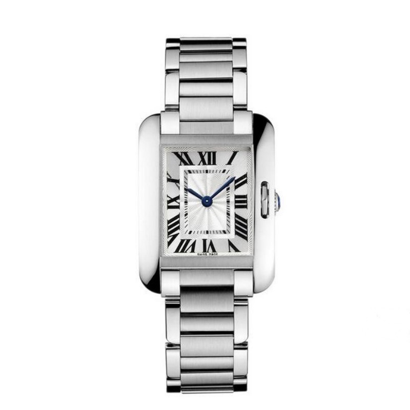 

Wholesale-New fashion Men Woman Watches Mens quartz Movement wristwatch 055, Silver