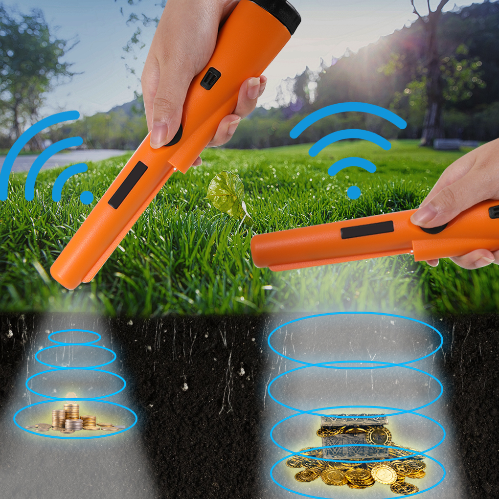 

Industrial Metal Detectors Professional pointer pinpoint Waterproof Handheld for Coin Gold 230422