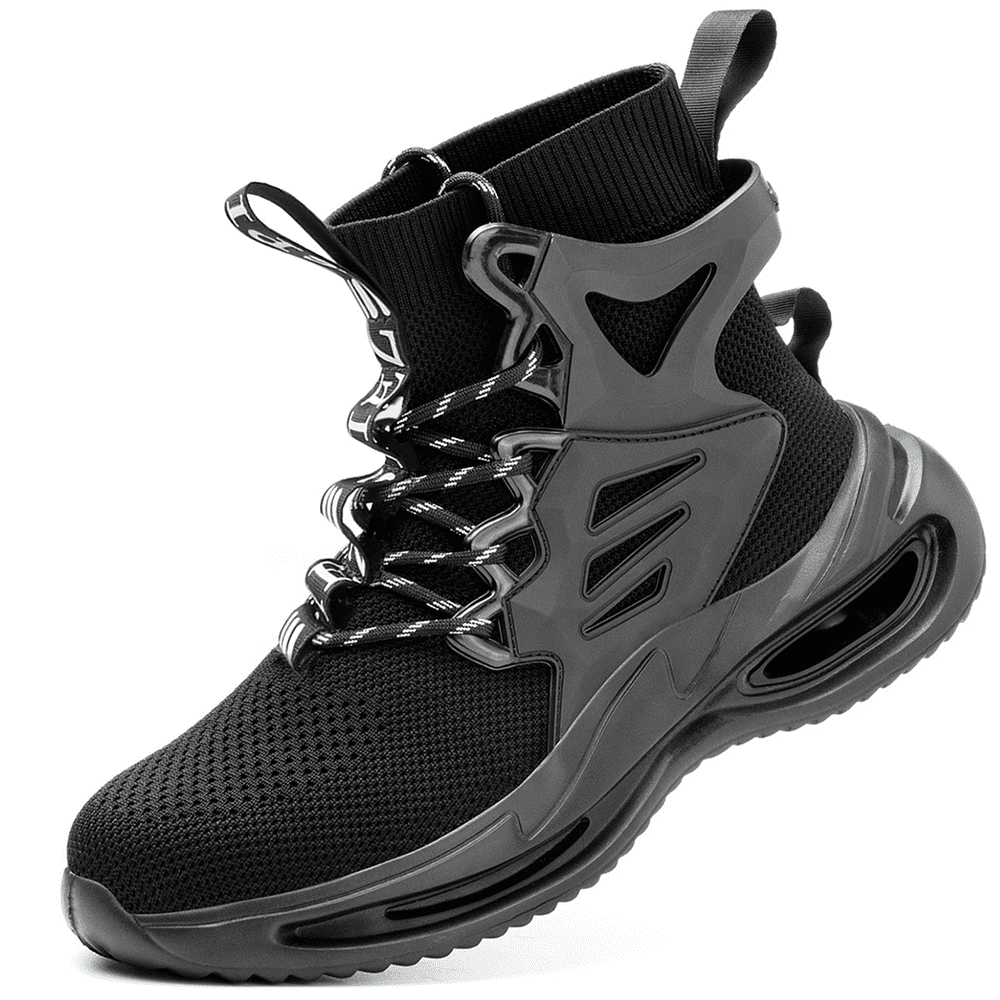 

Walking shoes Men Steel Toe Work Boots Puncture Proof Sneakers Safety Work Shoes Breathable Lightweight Outdoor Sports Slip Resistant Footwe, Default