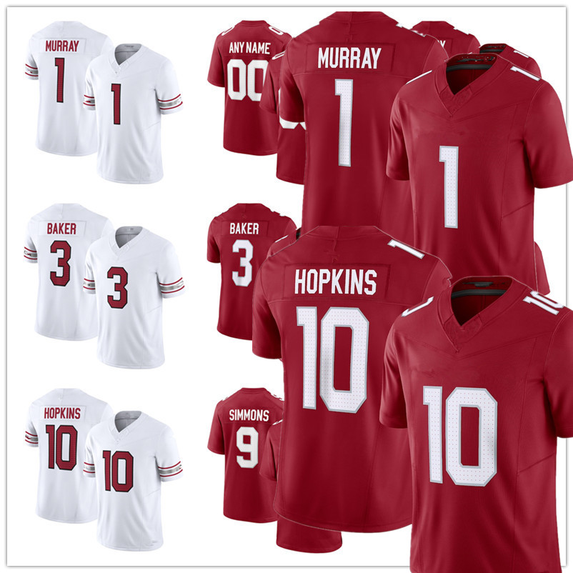 

77 Paris Johnson Jr. custom Jersey arizona men Kyler Murray J.J. Watt cardinales DeAndre Hopkins Budda Baker Rondale Moore Marquise Brown A.J. Green Football Jerseys, Color