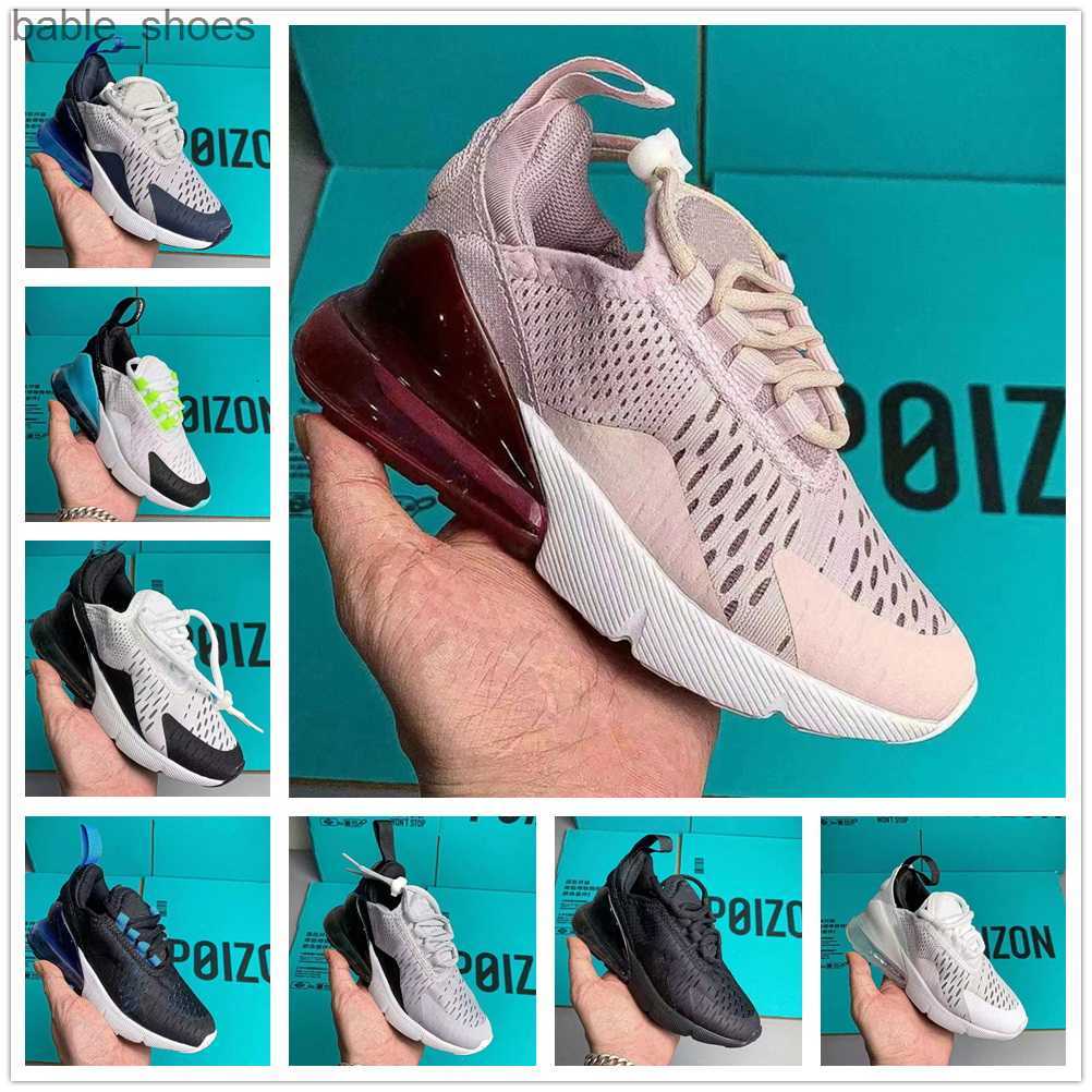 Kids Shoes 270 Designer Boys Girls Grade School Running Shoe Children Baby Big Kid Youth Low Toddler Infants Sneakers Trainers Black Blue Toddlers S