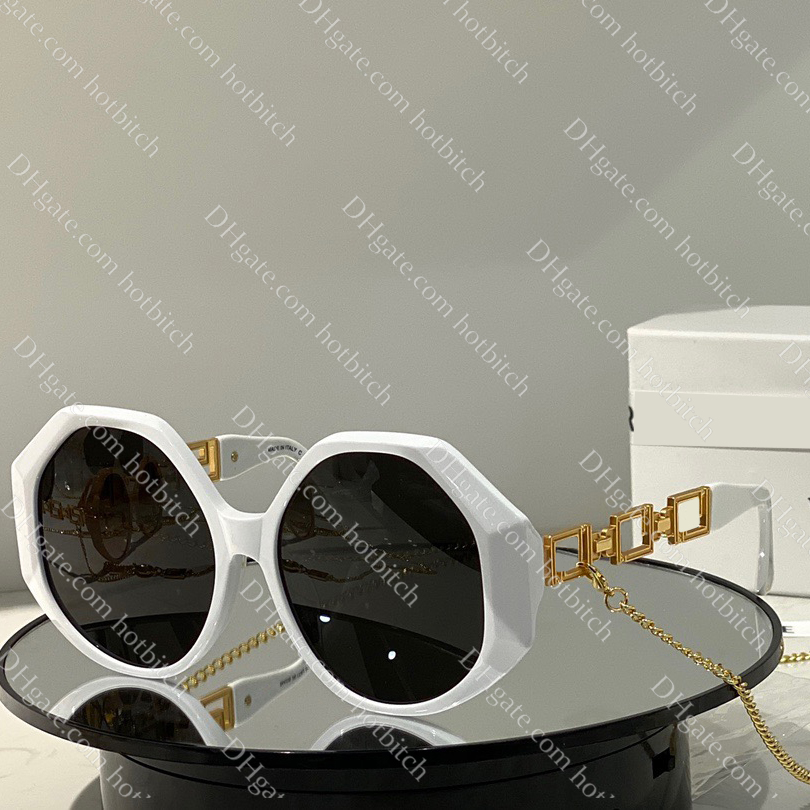 

Designer Greca Sunglasses High Quality Women Eyeglass With Detachable Chain Fashion Trend Brand Men Sunglasses