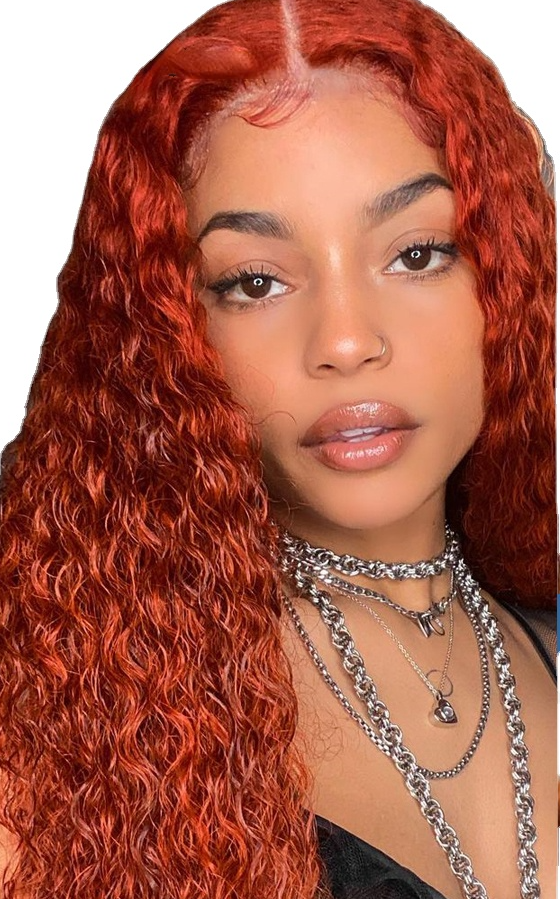 

Ginger Lace Front Wig Human Hair 13x4 Glueless Curly Human Hair Lace Wigs For Women Preplucked Curly Lace Frontal Wig, 13x4 lace front wig