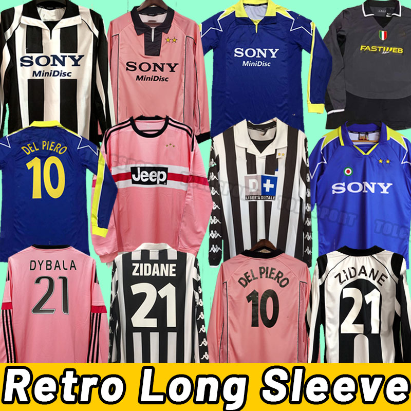 

Long sleeve Retro DEL PIERO Conte soccer jerseys PIRLO Buffon INZAGH ZIDANE Ancient maillot DAVIDS BOKSIC shirt POGBA 15 16 95 96 97 98 99 00 2015 2016 1996 1997 2000