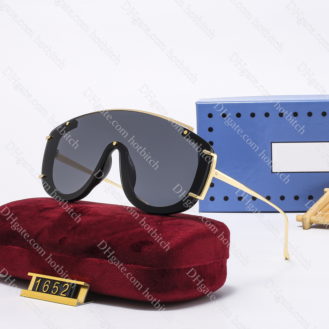 

Big Mask Style Sunglasses For Women Designer Men Sunglasses Fashion UV Protection Sun Glasses Trendy Eyewear With Box