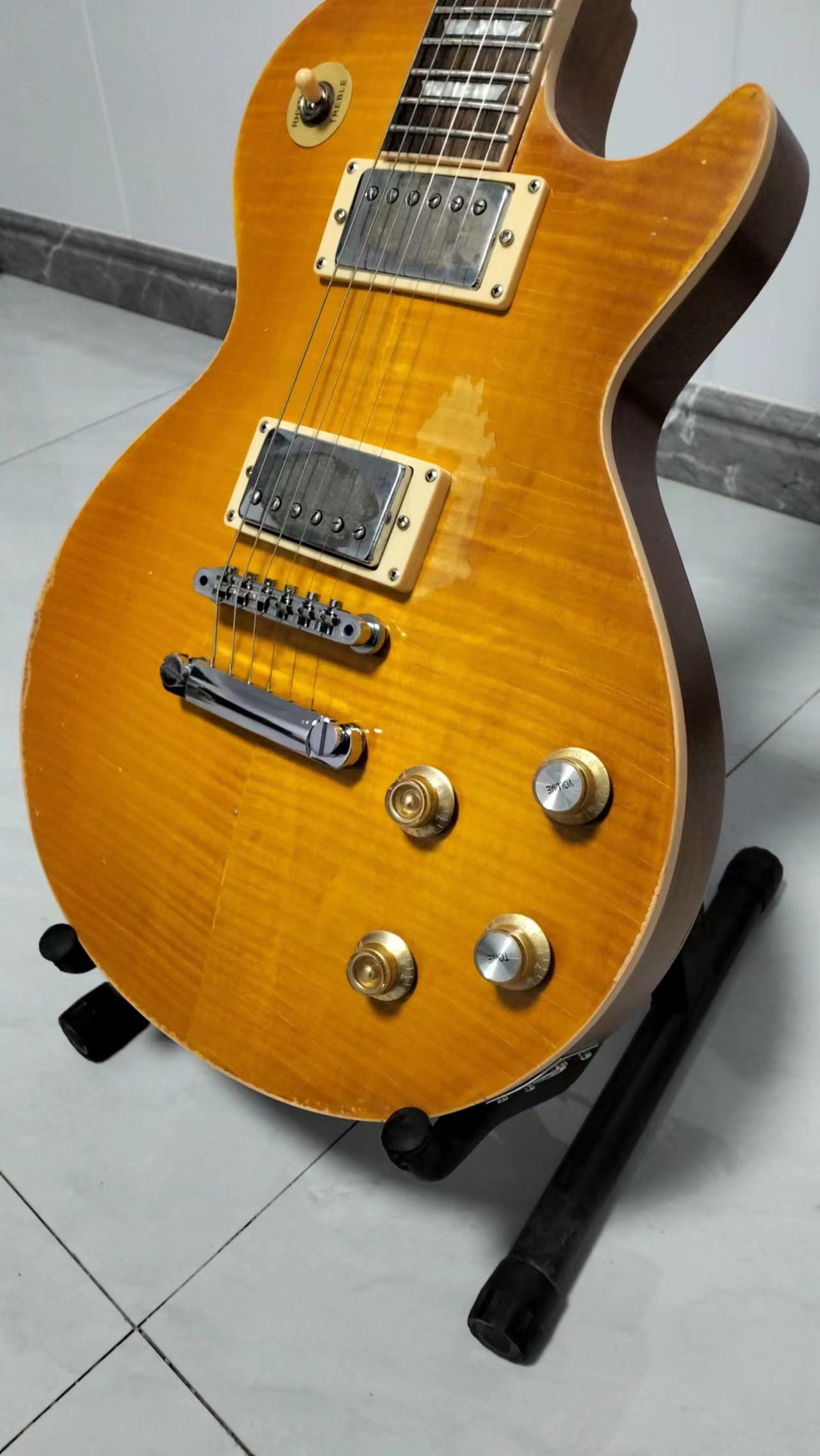 Relic Aged Custom Shop VOS Iced Tea Electric Guitar one piece neck and body fast ship-image-437993670