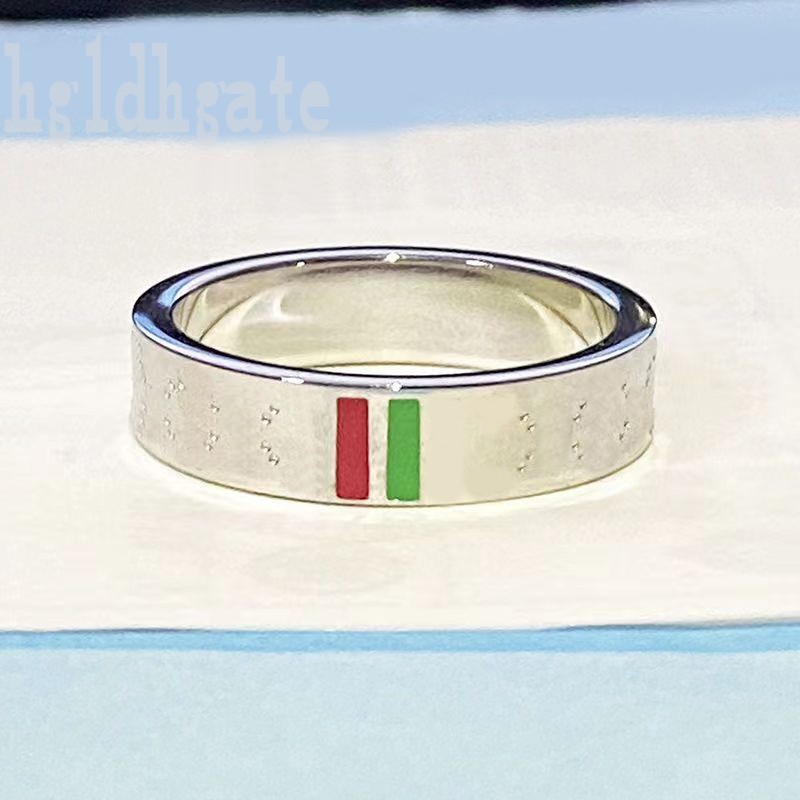 

Plated gold rings for woman wedding ring vanguard metal letters gifts jewlery luxury enamels green stripe red multisize engagement ring double g ZB057 F23