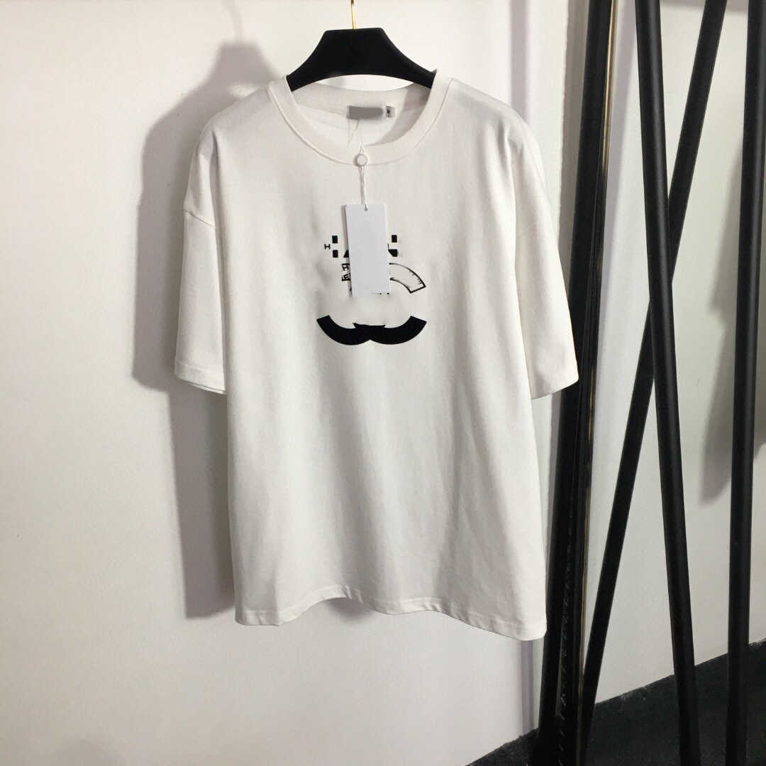 

23ss tee Womens T-Shirt womens designer clothing Round neck Pure cotton logo alphabet print loose cotton all-match short sleeve T-shirt High quality womens clothes, 14