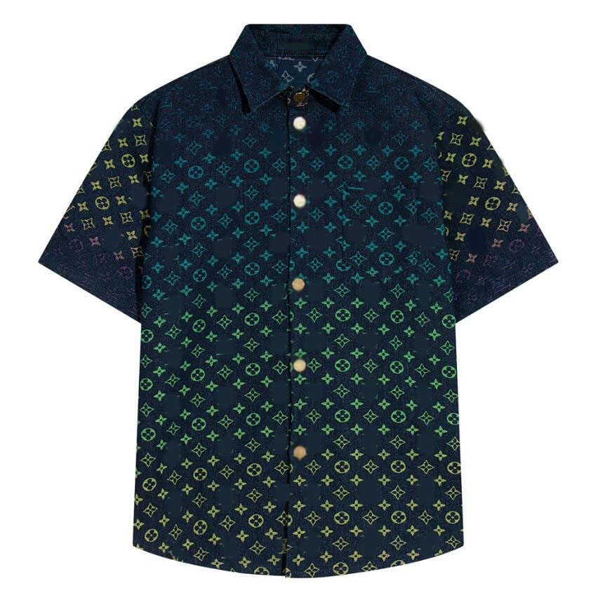 

Men Women Casual Shirts Summer Hawaii Style Button Lapel Cardigan Short Sleeve Oversized Shirt Blouses tops brand designer design loose, Customize