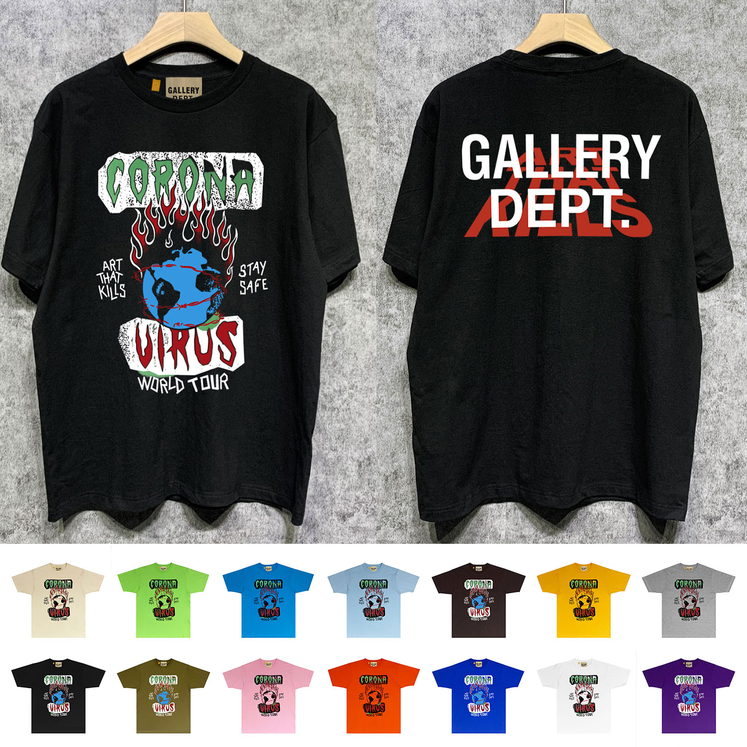 

2023 Galleryse Depts Tees Mens T Shirts Women Designer Galleryes Depts T-shirts Cottons Tops Man S Casual Shirt Luxurys Clothing Street Shorts Sleeve Clothes Size S-XL, 18