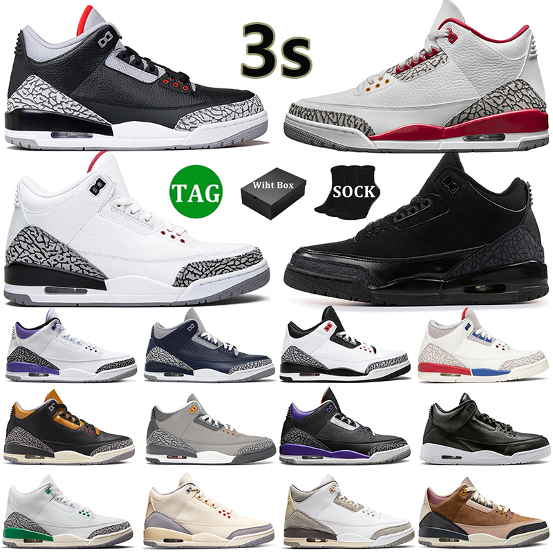 

Jumpman 3 Basketball Shoes Men Women 3s Muslin Lucky Green Archaeo Brown White Cement Cardinal Red Cardinal Red Black Cat Black Cement Mens Trainers Outdoor Sneakers, 31