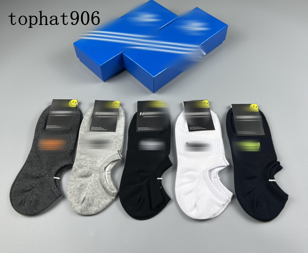 

2023 Men's short boat socks brand high quality polyester breathable casual 3 Pure Color sock for men free shipping N1