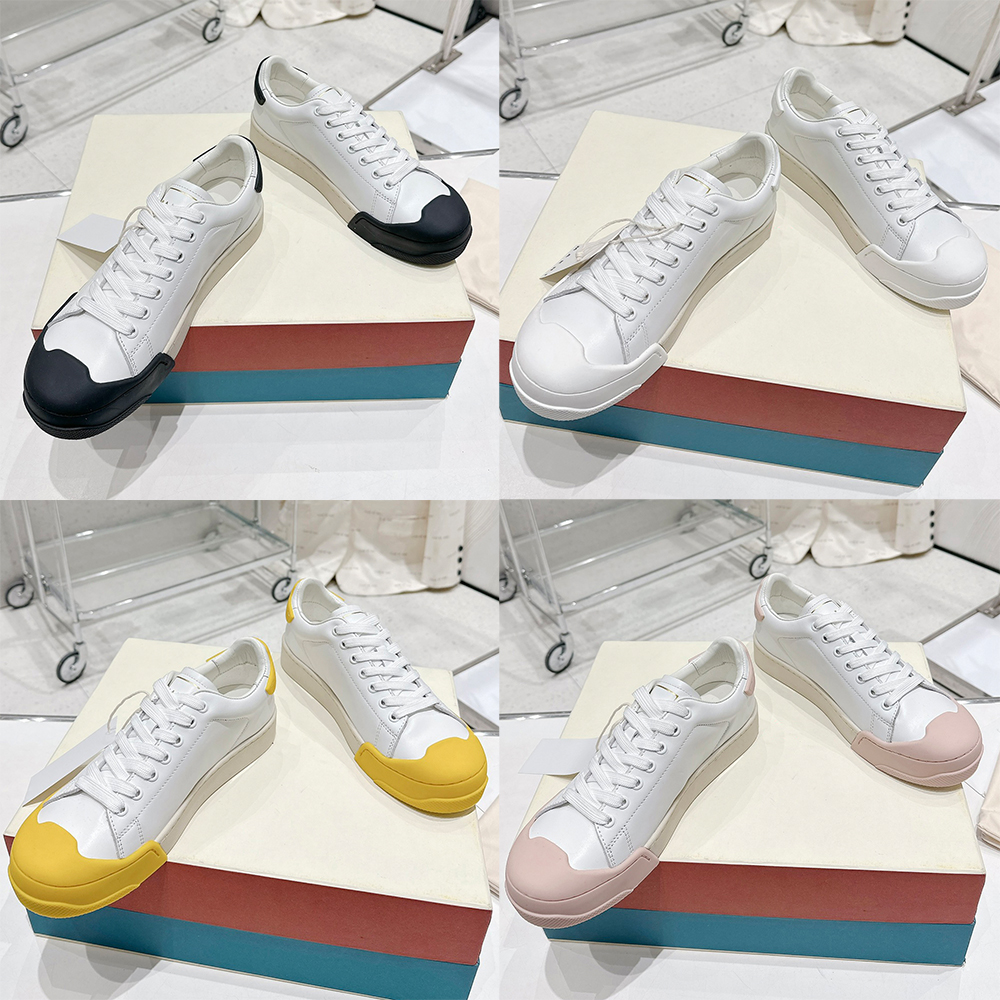 

top quality Casual Shoes 2023 Mar Womens Men Classic Genuine Leather Sneakers White Unisex Fashion Couples Style Original 35-40